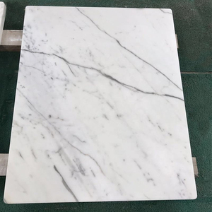 Vente en gros TMZ Stone Statuario Dalle de marbre blanc Design moderne Surface polie pour les applications hôtelières ODM/OEM disponible - Product Image 5