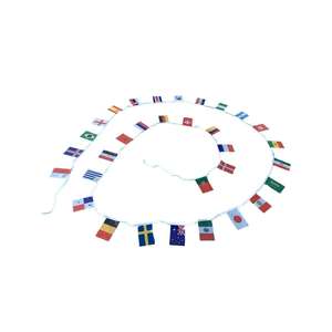 Drapeau en corde de polyester imperméable personnalisé Beckon pour 24 pays, idéal pour les événements et cérémonies internationales - Product Image 4