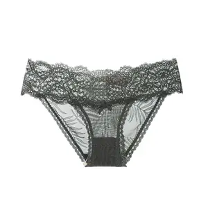 Best seller mutandine da donna in pizzo sexy a vita bassa all'ingrosso mutandine da donna trasparenti biancheria intima sexy lingerie sexy