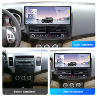 MEKEDE 7870 12.3 2K 2400*900 Écran Android Car-play Auto Audio Lecteur Multimédia ADAS DVR pour Mitsubishi Outlander 2008-2015