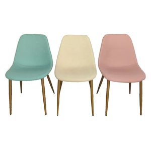 Chaises de salle à manger de restaurant contemporaines au design élégant avec coussin moelleux dans diverses couleurs - Product Image 4