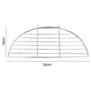 Rejilla de Acero Inoxidable para Asar, 26 cm, Forma de Arco, Portátil, para Acampar al Aire Libre, Parrilla para Barbacoa, Fácil de Limpiar, Resistente al Óxido - Product Image 1
