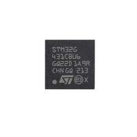 STM32G431CBU6 32 bits pour paquet de UFQFPN-48 de puce Cortex-M4 ARM CI haute performance