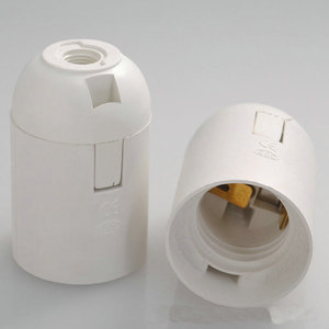 Các Nhà Sản Xuất Cung Cấp Bán Buôn E27 Loại Thẻ Cơ Thể Ánh Sáng Lightholder Nhựa E27 Giữ Đèn LED Vít Đèn Ổ Cắm - Product Image 2