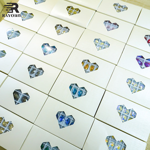 Strass in Vetro Rayo K9 10mm 12mm 14mm 16mm, Forme Triangolari Cosmic Fat Rivoli, Strass in Vetro da Cucire per Abiti da Sposa - Product Image 4
