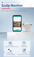 Scanner capillaire numérique WiFi portable, dermatoscope pour l'analyse des problèmes de perte de cheveux