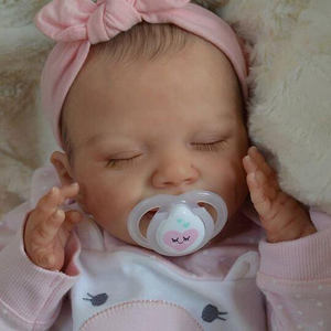 Sleeping Mini Reborn Baby Doll 6 inch 15cm Silicone Full Body