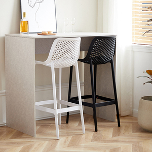 Hà Bắc giá rẻ Thanh đồ nội thất công nghiệp thương mại PP nhựa cao ghế nhà bếp làm bằng tay thanh phân Rỗng ra thanh ghế ngoài trời - Product Image 6