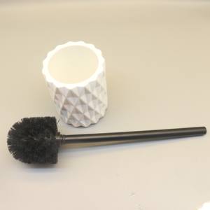 Ensemble de salle de bain moderne en béton avec distributeur et support de <span class=keywords><strong>savon</strong></span> en résine au design élégant pour la maison Accessoire de toilette unique - Product Image 2