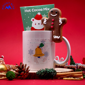 Nuevo: Cacao en Polvo Navideño en Bolsa de Regalo Festiva con Hombre de Jengibre para Regalos Navideños y Disfraces Invernales - Product Image 1