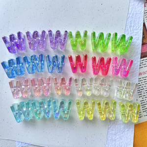 Perles <span class=keywords><strong>de</strong></span> lettres transparentes en gros, grandes perles acryliques, accessoires <span class=keywords><strong>de</strong></span> sac DIY, chaîne <span class=keywords><strong>de</strong></span> téléphone faite à la main, matériel créatif pour cadeaux, perles <span class=keywords><strong>de</strong></span> lettres - Product Image 4