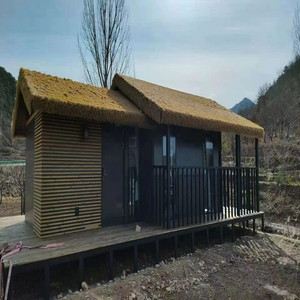 พรมหญ้าเทียมกันแมลงสารหน่วงไฟสำหรับกลางแจ้งศาลาสนามหญ้าสนามหญ้ามุง<span class=keywords><strong>หลังคา</strong></span>หญ้าสำหรับตกแต่งการท่องเที่ยว - Product Image 2