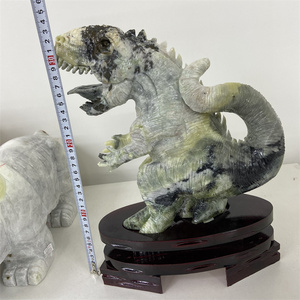 Drago in Pietra Preziosa Intagliato in Giada Xiuyan per Decorazione, Vendita all'Ingrosso - Product Image 3