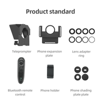 Téléprompteur portable Ambitful T1 Mini pour enregistrement téléphonique et DSLR, avec télécommande et emballage