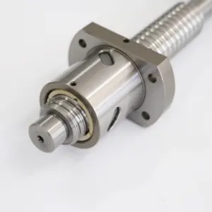 Tornillo de bola personalizado, SFU3205-4 de bola de 142mm de longitud, grado C7 con extremo mecanizado CNC