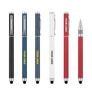 ปากกาลูกลื่นโลหะแบบ 2-in-1 หน้าจอสัมผัสนุ่ม ขนาดหัวเขียน 1.0 มม. ปรับแต่งโลโก้ได้ รูปทรงแบบสปอร์ต สำหรับเขียน - Product Image 1