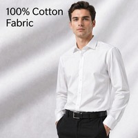 Tissu de chemise TC anti-boulochage haute densité en poly-coton filé, infroissable et respirant, pour uniformes de travail et doublures de poches