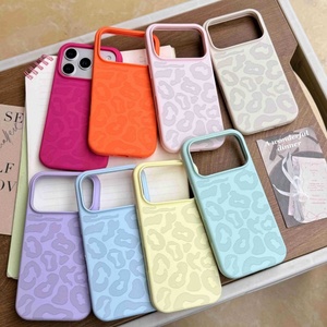 Coque de téléphone en microfibre et silicone à imprimé léopard Senyork pour iPhone 17 Pro Max 16 15 14 13 12 – Vente en gros de coques arrière - Product Image 5