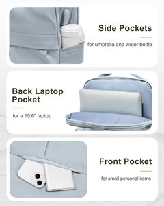 Customize Bag Black 14-InchWork <b>Computer</b> <b>Backpack</b> with Laptop Women's - Product Image 2