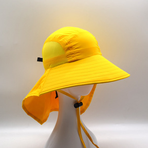 Sombrero para el sol personalizable para niños Sombrero de capa transpirable de secado rápido de ala ancha para actividades al aire libre - Product Image 2