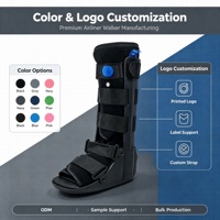 Orthèse de marche médicale gonflable personnalisable avec semelle intérieure en EVA pour la rééducation des fractures après une opération