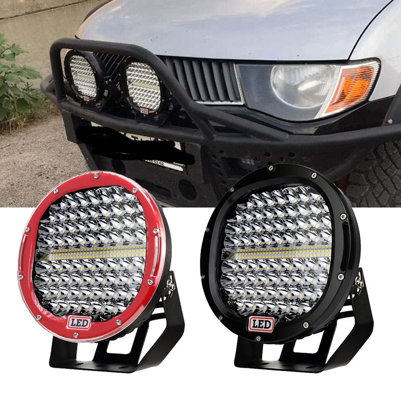 Offroad Pickup Round 9inch Led Working Lights Bumper Spot Driving Fog Lamp 378W Car Led Spotlight for Truck ATV SUV UTV Tractor