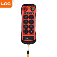 LCC Q800 2 Émetteurs 1 Récepteur Télécommande de grue industrielle sans fil Interrupteur à bouton-poussoir