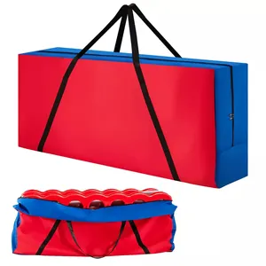 Large Capacity Giant 4 in a Row Connect Game Storage Carry Bag Jumbo Sized Entertainment for Outdoor Indoor Play for Kids