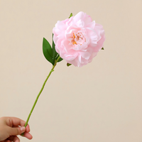 Rangkaian Bunga Peony Sutra Buatan Eropa untuk Dekorasi Rumah dan Pernikahan