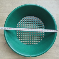 Peralatan Penambangan Emas Plastik, Kit Rotary Diamond Pan, Alat Manual, Set Empat-dalam-Satu