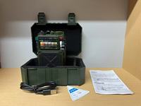 Radio d'urgence R11 4000mAh AM/FM/WB/SW/NOAA avec lecteur BT, lampe torche, alarme SOS, chargement USB, manivelle solaire, cordon et boussole