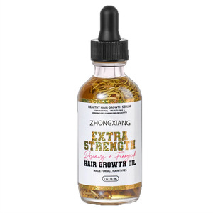 Huile capillaire à base de plantes 100% naturelle à la lavande et au fenugrec, 60 ml, pour les soins capillaires, les soins du cuir chevelu, le traitement de la perte de cheveux, marque privée - Product Image 1