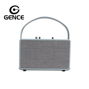 GENCE ABS3201W <span class=keywords><strong>Enceinte</strong></span> Karaoké Double <span class=keywords><strong>3</strong></span> Pouces ABS avec Sortie 5.0 15W2, Batterie Intégrée, Portable, Design Rétro, pour Extérieur, Lecture par Carte - Product Image 1