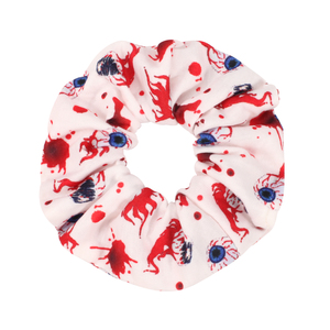 2023 nouveau Halloween tissu cheveux chouchous femmes filles horreur effrayant sang globe oculaire élastique queue de cheval tenir cheveux accessoires - Product Image 5