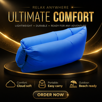 Canapé gonflable portable moderne, chaise longue individuelle, pour extérieur, plage, camping, voyage