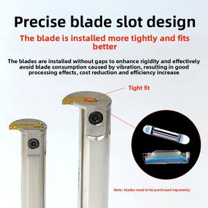 Suporte de Ferramenta de Fresagem Interna MGIVR e Barra de Perfuração com Inserts MGMN OEM para Fábricas de Aço 65HRC - Product Image 4