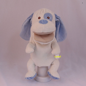 Linda muñeca de trapo personalizada de dibujos animados, marionetas de mano de boca grande abierta para niños, juguete de peluche, marioneta de mano de perro de felpa - Product Image 4