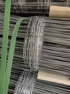 سياج سلكي مجلفن رخيص الثمن بطول 330 قدم (100 متر) وسمك 2 ملم، سياج للخيول بدون تسلق بعقد مربعة 6 أقدام - Product Image 6