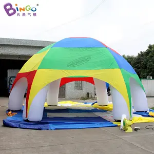 خيمة على شكل قبة عنكبوت قابلة للنفخ مناسبة للحفلات الخارجية للبيع