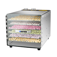 Déshydrateur alimentaire commercial Heavybao pour viande séchée, saucisses, aliments pour animaux, 23L, acier inoxydable SS304, 20-90, 500W, 24 heures