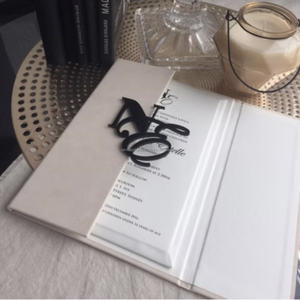 Porte-cartes de visite de luxe personnalisé en velours pour invitations de mariage, porte-cartes fantaisie pour anniversaire, fête des Mères, Saint-Valentin - Product Image 4