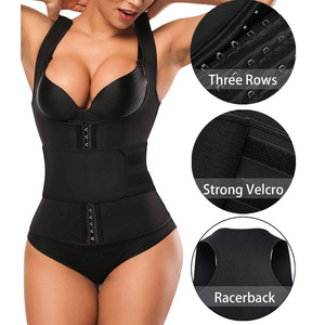 Chaleco Moldeador de Abdomen para Mujer con Cinturón Ajustable, Top Reductor y Levantador de Figura, Capa Interior, Talla M, Negro - Product Image 2