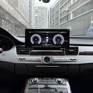 Lecteur multimédia Android pour voiture avec navigation GPS, écran 12,3 pouces, puce Qualcomm, autoradio, unité principale pour <span class=keywords><strong>Audi</strong></span> A8 A8L D4 2011-2017, CarPlay - Product Image 5
