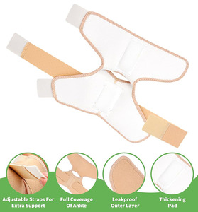 Castor Oil Pack Wrap For Foot <b>Ankle</b> Wrap For Foot Pain Relief Adjustable Compression <b>Ankle</b> <b>Support</b> Castor Oil Foot Wrap - Product Image 3