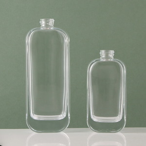 20ml 30ml 50ml 100ml 120ml 30g 50g 투명 유리 펌프 병 및 금색 뚜껑 용기 세트 (크림 용량) - Product Image 5