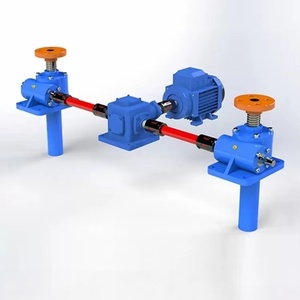 Electric <b>Worm</b> <b>Gear</b> Actuator Small Hand Rocker Screw Ball Stainless Steel Turbine Screw Lift - Product Image 5