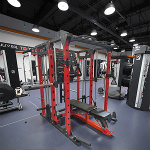 JUREN K3A Attrezzatura Fitness Commerciale in Metallo di Alta Qualità, <span class=keywords><strong>Rack</strong></span> Multifunzionale per <span class=keywords><strong>Squat</strong></span> e Smith Machine, Gabbia per Allenamento Completo del Corpo - Product Image 5
