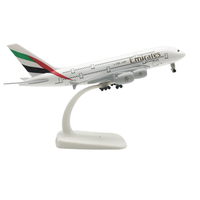 Vente en gros, artisanat en métal personnalisé, alliage de Zinc moulé sous pression, 20cm, 1:400, modèle avion