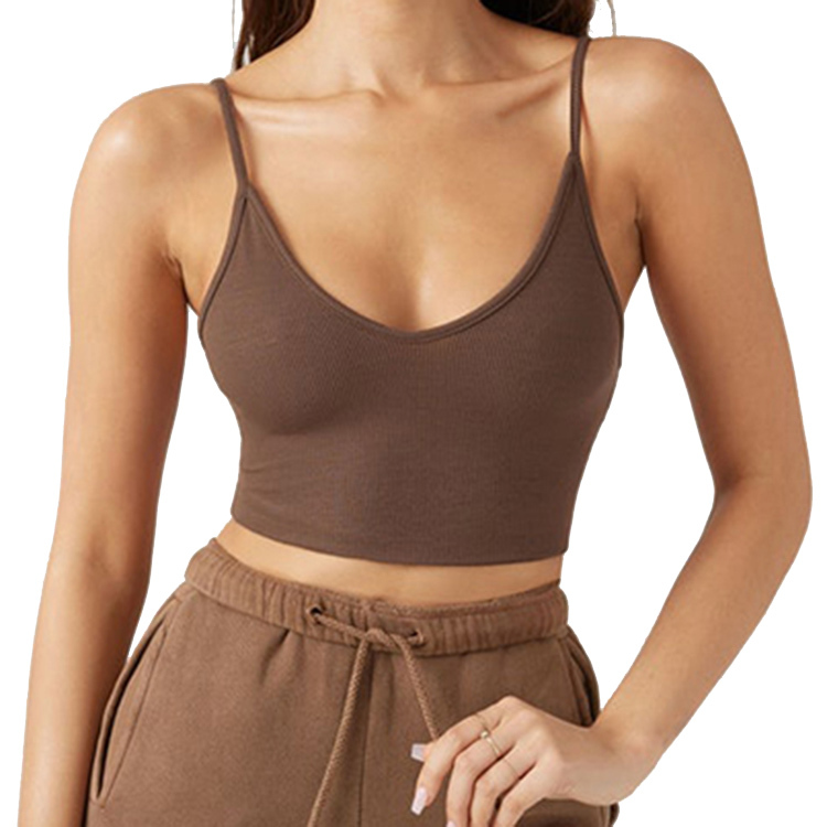 Women s White Ribbed Tank Top
