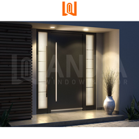 Porte d'entrée en aluminium de qualité supérieure pour l'extérieur de la maison, isolation thermique, insonorisation, porte d'entrée en aluminium